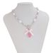 Sweet Instagram Style Bow Strawberry Pendant Necklace, Simple Pearl Pentagram Flower Necklace_ipsvogv.com