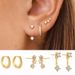 Women’s Jewelry Set Fashion Autumn And Winter Geometric Diamond Niche Fashion Long Earrings Simple All Match Ear Clip Earrings Set_ipsvogv.com
