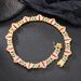 Personalized new love Cuban chain alloy diamond accessories red crack niche hip hop accessories_ipsvogv.com
