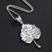 Hot Sale Creative Design Fashion Personalized Leaf Alloy Pendant Hip Hop Fried Dough Twists Chain Men's Necklace_ipsvogv.com