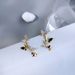 Cao Shichao Xianxiao Fresh Spliced Butterfly Earrings with Korean Elegant Style Beautiful Earrings, Japanese and_ipsvogv.com