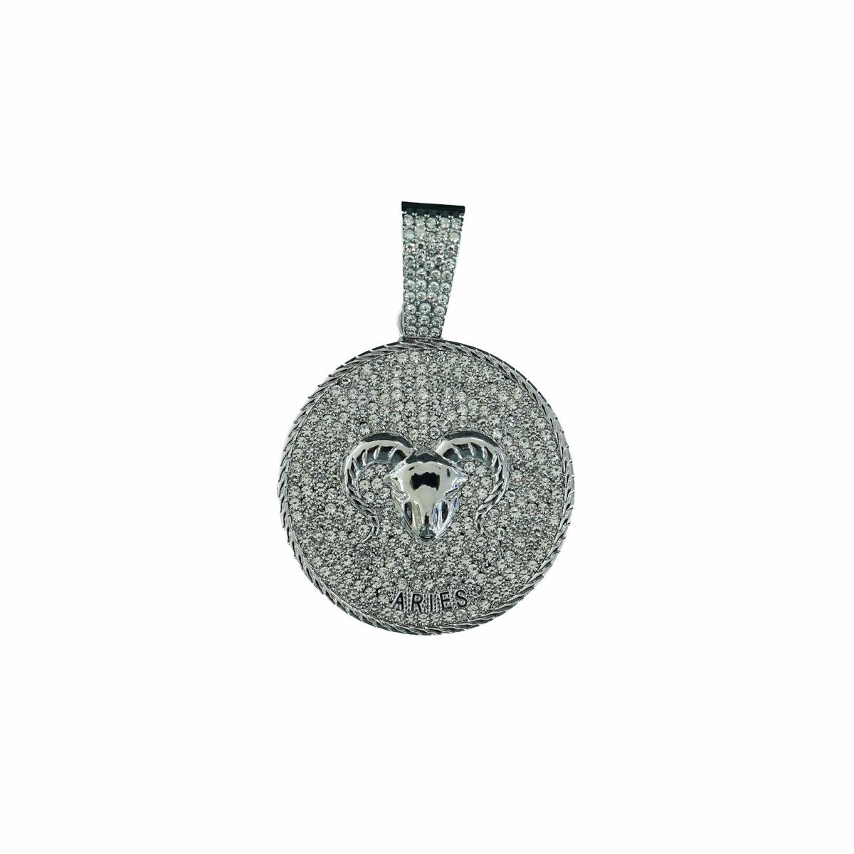 The Aries Disk Pendant Symbolizes A New Beginning, Energy Control, And Hip-hop Necklace_ipsvogv.com