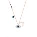 Devil's Eye Necklace Female Elements Crystal D Evil's Eye Clavicle Necklace_ipsvogv.com