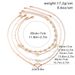Hot Sales 4Pcs Vintage Suower Flower Clavicle Chain Necklace for Women Kpop Rhinestone Love Heart Pendant Choker Aesthetic Y2K_ipsvogv.com