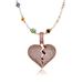 Men's Jewelry Personality Hot Style Broken Heart Shape Broken Heart Male And Female Couple Pendant Full Zircon Hip Hop Necklace_ipsvogv.com