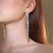 Claw Chain Rhinestones Luxury Super Flash Full Diamond Long Tassel Earrings Temperament Earrings Ear_ipsvogv.com