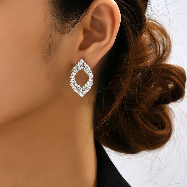 Unisex Jewelry Earrings Wholesale Simple Water Diamond Diamond Women's Earrings_ipsvogv.com