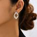Unisex Jewelry Earrings Wholesale Simple Water Diamond Diamond Women's Earrings_ipsvogv.com