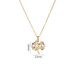 Light Luxury Fashion Rainbow Lucky Necklace For Women With Micro Inlaid Zircon Life Tree Pendant, Titanium Steel Lock_ipsvogv.com