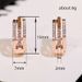 Cao Shi's 2024 New Trendy High-end Exude A Korean Fashion Vibe. The Earrings Feature Bold And Elegant Lines, Perfect For_ipsvogv.com