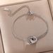 Roman Double Ring Titanium Steel Necklace, Women's Full Diamond Collarbone Chain, Fashionable, Versatile, High-end And_ipsvogv.com