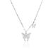 S Pure Silver Full Butterfly For Women, With A High-end Feel That Does Not Fade. 2024 Zircon Sparkling Diamond Necklace_ipsvogv.com