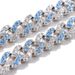 Men’s Jewelry Set Fashion Hip Hop Necklace 9mm Single Row Blue And White Zircon Hip Hop Cuban Chain Men And Women Hiphop Accessories_ipsvogv.com
