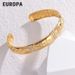 Women's Jewelry Titanium Steel Retro Zircon Open Bracelet Stainless Steel Niche Design Five Pointed Star Adjustable Bracelet_ipsvogv.com