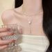 Camellia Double Layered Pearl For Women 2024 New Niche High-end Collarbone Temperament Necklace Sweater Chain_ipsvogv.com