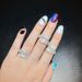 Women's Jewelry Open Star Ring With Micro-Pavé Zirconia Geometric Design For Casual Party Wear Silver Gold Ring Five Pointed Star Zircon Ring_ipsvogv.com