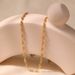 Copper Plated K Real Gold Plain Chain Color Preserving Clavicle Chain French Small Gold Ball Metal Texture Temperament Cold Style Necklace_ipsvogv.com