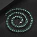 Unisex Niche Original Design Green Love Glass Diamond Necklace Hip Hop All Match Aesthetic Love Thorn Necklace_ipsvogv.com