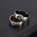 Men And Women's Jewelry Stainless Steel Sweet Half Peach Heart Diamond Couple Ring Personality Brushed Jewelry Can Be Engraved_ipsvogv.com