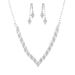 Bridal Jewelry Set - Wedding Earrings & Necklace (Anniversary Gift, Elegant Bride Accessories, 2020 Collection)_ipsvogv.com