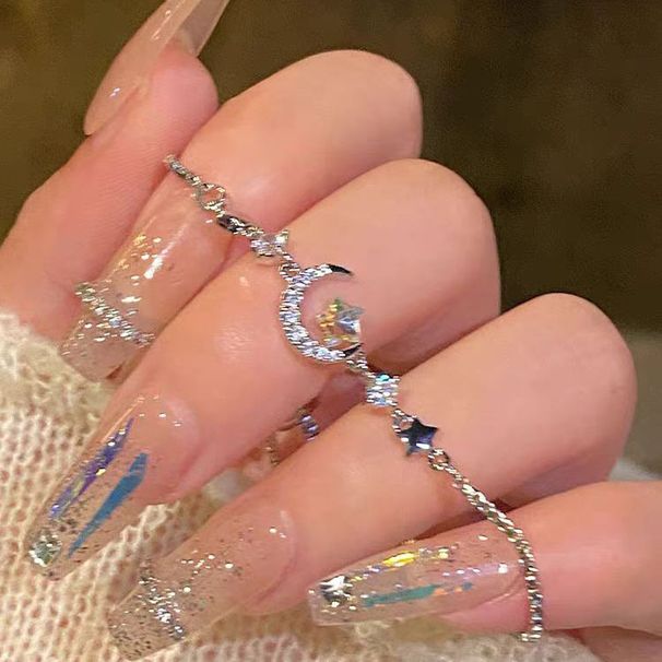 Micro Inlaid Star Moon Crystal Girls, New Zircon Bracelet For Best Friends, Light Luxury, Small And Exquisite Hand Rope_ipsvogv.com