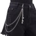 Fashion Personalized Giraffe Pendant Accessories, Double-layer Metal Chain, Versatile And Trendy Pants Chain_ipsvogv.com