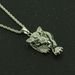 Hot selling hip-hop jewelry set with diamonds, green eyes, tiger head men's pendant, necklace, and pendant_ipsvogv.com