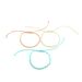 New Colored Waterproof Wax Thread Handwoven Feet Chain With Adjustable 3-piece Set_ipsvogv.com