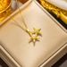 A Micro Inlaid Zirconia Sea Summer Star Pearl Pendant With Full Diamond, Titanium Steel Women's Collarbone Chain Jewelry_ipsvogv.com
