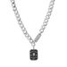 Good luck nameplate titanium steel necklace for men and women ins cold style light luxury jewelry high end niche sweater chain men's accessories_ipsvogv.com