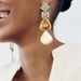 E13005ZA Same Style Fashionable Resin Geometric Summer New Irregular Design Earrings_ipsvogv.com