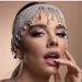 Novel teardrop shaped tassel headband, luxurious and shiny diamond filled headdress, hair accessories, bridal accessories_ipsvogv.com