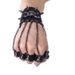 Punk Style Unisex Fashion Ring Bracelet Integrated Personality Hip Hop Silver Back Chain_ipsvogv.com