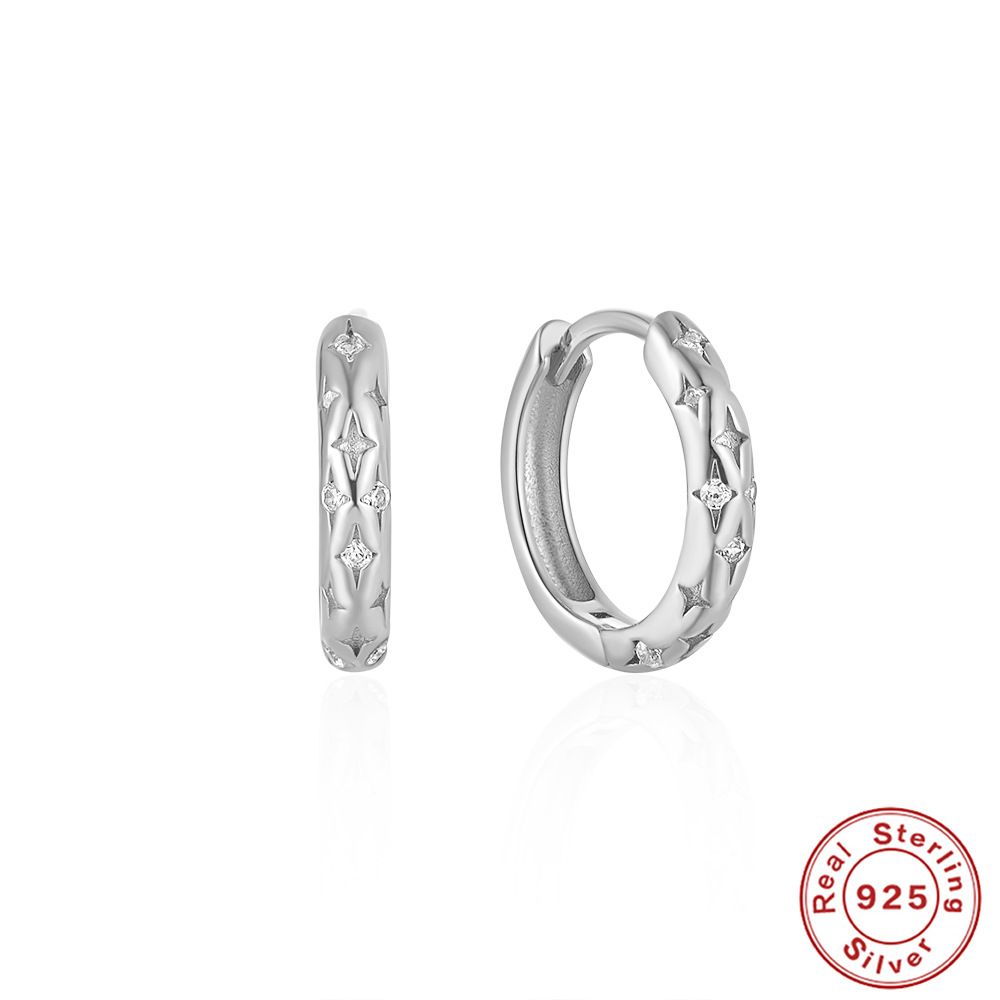 Women's Jewelry Sterling Silver 925 Light Luxury Star Earrings High End Niche Design Earrings Jewelry_ipsvogv.com