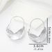 Fashionable OL American Irregular Personality Alloy Metal Female Versatile Simple Earrings Pendants_ipsvogv.com