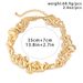 Irregular Special-shaped Metal Splicing Necklace Female, European And American Station Fashion Personality Niche Model Runway Catwalk Collarbone Chain_ipsvogv.com