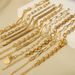 Women's Jewelry Stainless Steel Cuban Bracelet Vacuum Plating K Gold Niche Design Fashion All Match Titanium Steel Hand Jewelry Female_ipsvogv.com