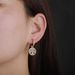 Hot Style Earrings For Women, Round, Simple, Hollow, Creative, Lucky Tree Earrings, Ladies Earrings, Versatile, Personalized, Gold And Jewelry_ipsvogv.com