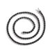 Men's Black Tennis Chain - 3mm/4mm/5mm Copper Plated Cubic Zirconia Single Row (Hip-Hop Jewelry Trendy Layered Necklace)_ipsvogv.com