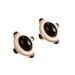 French Retro Glass Oval Earrings Personalized Diamond Court Style Personalized Earrings Tiger Eye High Grade Earrings For Women_ipsvogv.com