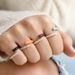 Women's Jewelry Micro Inlaid Zircon Double Layer Color Drip Oil Open Ring Female Niche Design Enamel Drip Glue Gold Copper Ring_ipsvogv.com