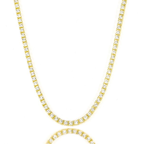 Extended Full Diamond Design Tennis Chain Bracelet Hip Hop Men's And Women's Fashion Trendy Jewelry_ipsvogv.com