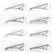 Dai Li Men's Business Tie Clip Set Personalized Striped Tie Clip Fashion Enamel Tie Clip With Black Gift Box_ipsvogv.com