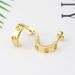 Women's Jewelry Luxury Cross Screw Earrings Boutique Classic C Shaped Earrings Inlaid With Diamonds Titanium Steel Female Earrings Jewelry_ipsvogv.com