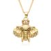 Women’s Jewelry Set Fashion New Product Micro Inlaid Zircon Goat Head Trendy Personality Animal Head Pendant Necklace_ipsvogv.com