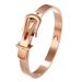 Fashion Titanium Steel Belt Buckle Adjustable Personality Trend Four Color Bracelet Bracelet_ipsvogv.com
