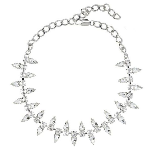new accessories small tooth luxury rhinestone necklace trend fashion personality full diamond clavicle chain_ipsvogv.com