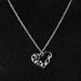 New Necklaces With Fashionable And Personalized Asymmetrical Heart Shaped Diamond Inlay Letters_ipsvogv.com