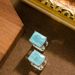 Internet Celebrity Fashion Temperament, Geometric Square Sugar Earrings, Ear Buckles, Women's Simple And Versatile_ipsvogv.com