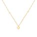 Stainless Diamond Shaped Heart-shaped Necklace With Spliced Metal Small Peach Heart Necklace, Women's Short Fashion,_ipsvogv.com
